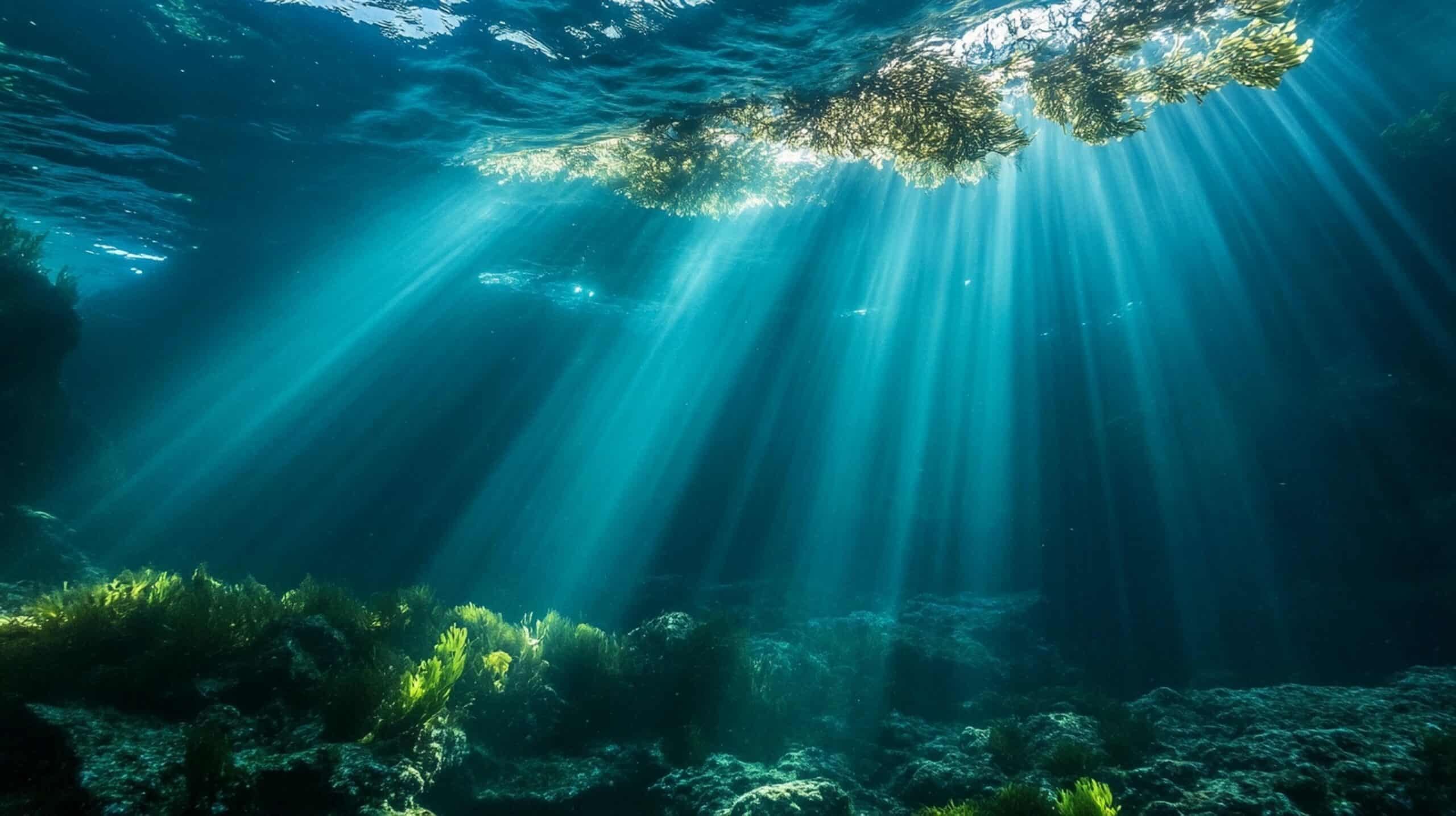 Stunning underwater light